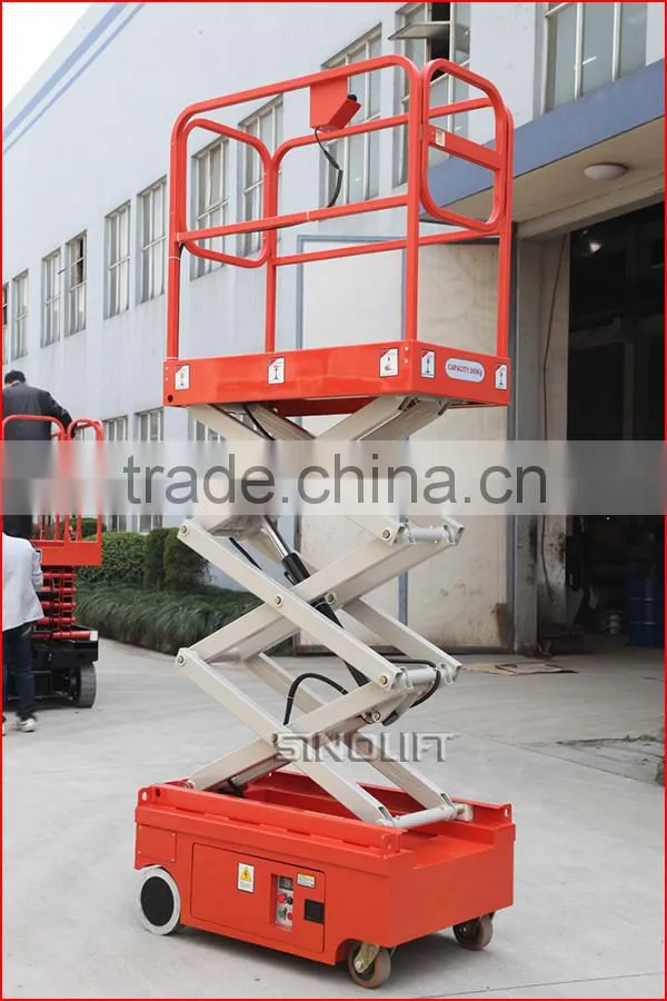 Sinolift FSJY3/FSJY3.9 Small Electric Platform Scissor Lift