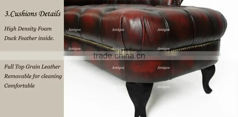 AMG-09 Chesterfield Chaise Lounge