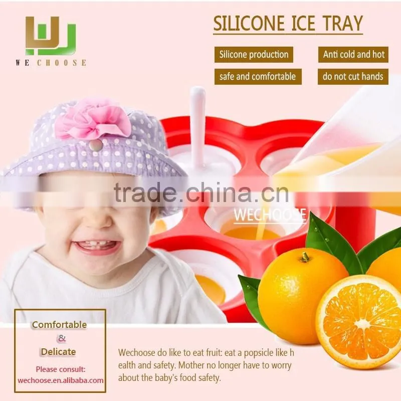 Wholesale highly appreciated silicone ball shaped ice cube tray DIY popsicle mold mini ice cube maker