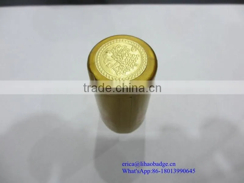 pvc cap seal shrink wrap bottle labels for capsule
