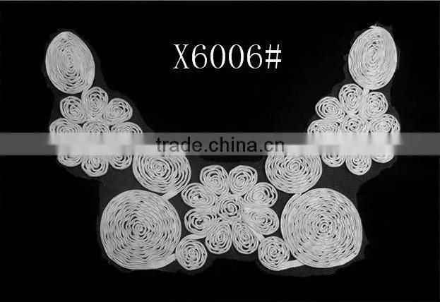 100% cotton fabric fashion embroidery latest women collar designs