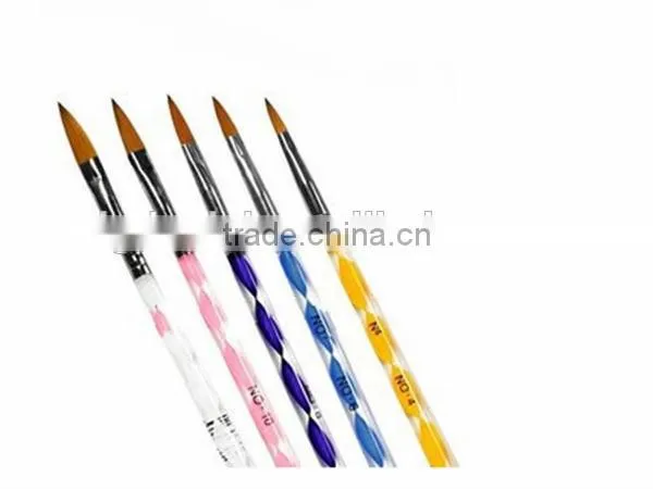 3pcs Red fashion makeup Nail art brush