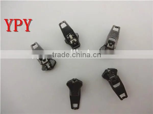 3# Wholesale light black nickel zipper 4.5 YG slider