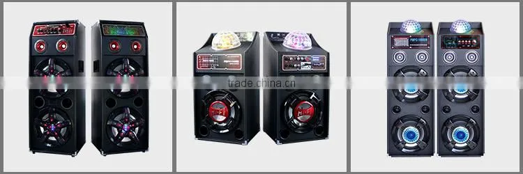 2016 Small Wooden DJ Speaker Disco Sound 6.5 Inch Audio Creative MDF Speaker