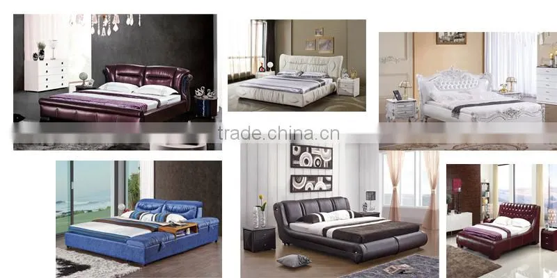 latest designer bed with high back DS-8068#