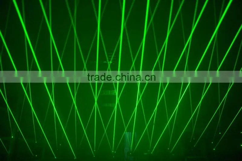 300mW Green Trifan Multi-Effect dj Disco party Laser