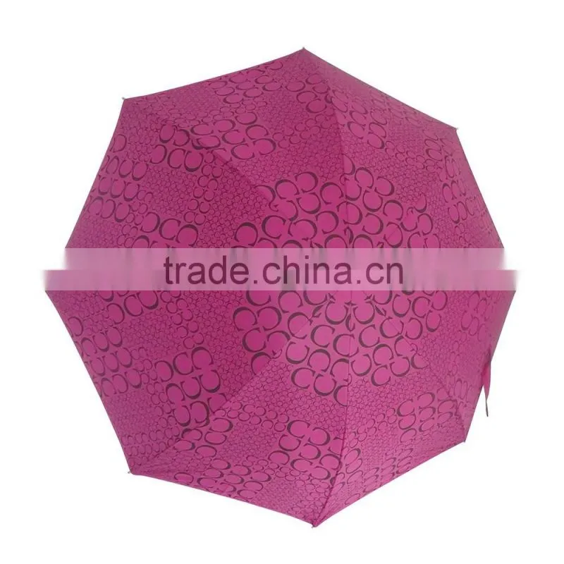Beautiful double layers auto long umbrella