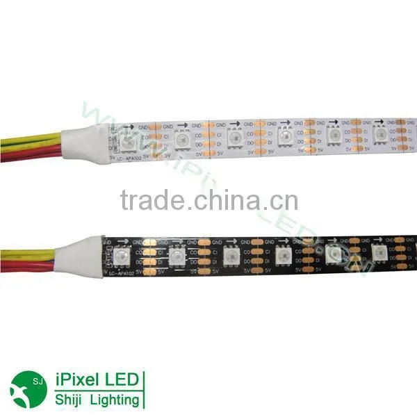 5050 flexible rgb led strips waterproof apa102 60 led