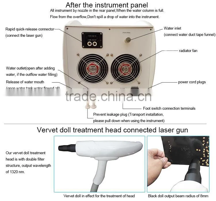 Popular Style!! 3 in 1 Medical Clinic Equipment Tattoo Removal Laser with Teaching Video
