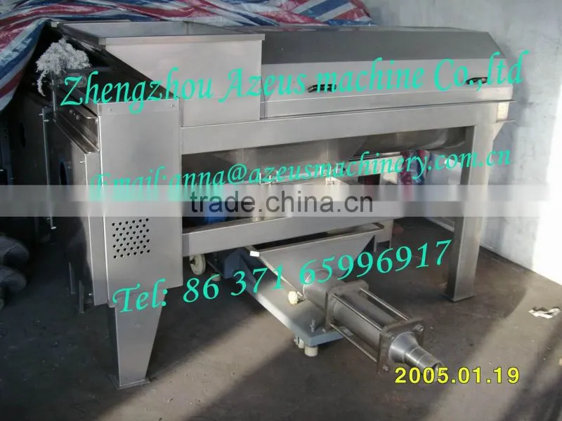 Industrial grape smashing machinery/grape destemmer machine with SUS304 stainless steel