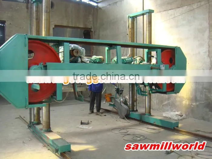 Round Log Cutting Large Scale Portable Horizontal Band Sawmill For Sale
