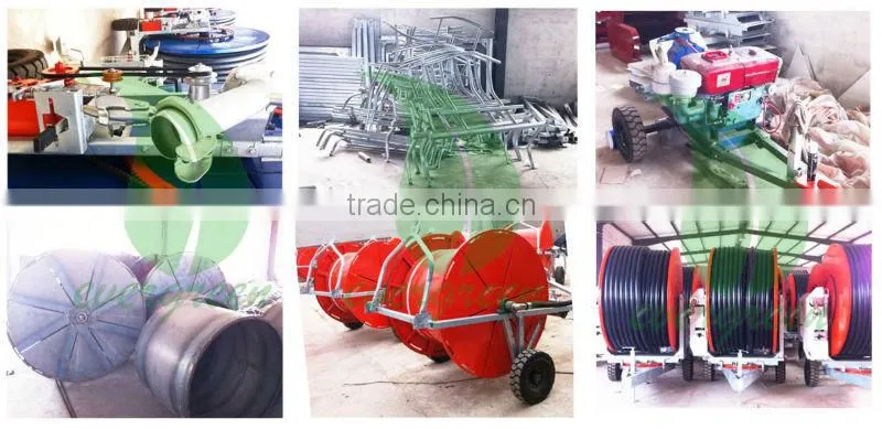 JP irrigation hose reel sprinkler machine
