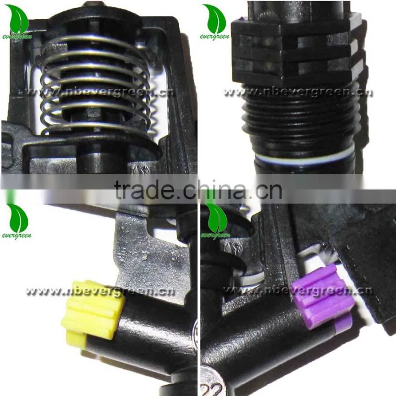 6003 1/2" thread plastic radial head 360 rotary irrigation sprinkler