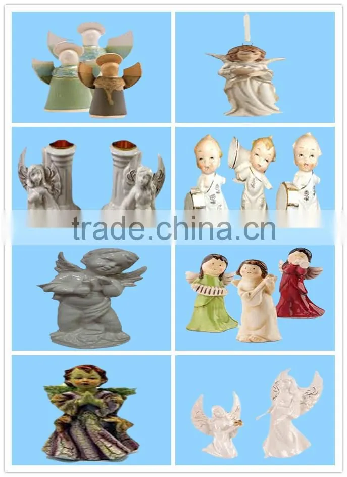 Colorful Nice Painting Smal Cheap Angel Figurines