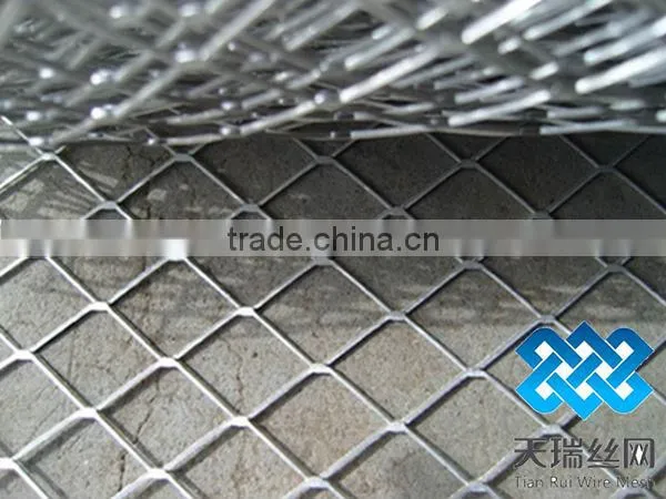 steel/aluminum expanded metal wire mesh (factory)