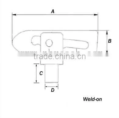 Antiluce Droplock Catch Bolt