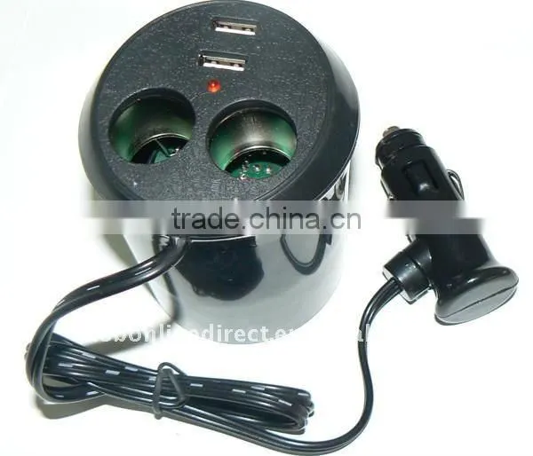 car usb cup holder