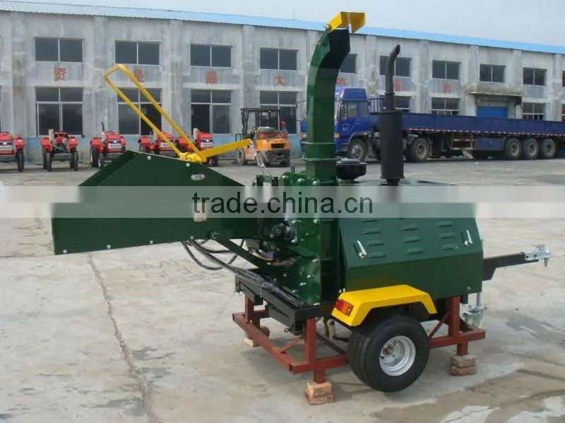 Wood cutter with engine power self ,hydraulic feeding,3 cylinders engine