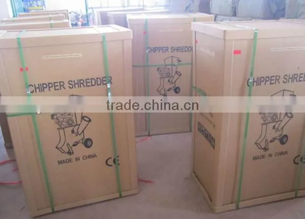 13HP Gasoline Manual Wood Chipper Shredder For Sale