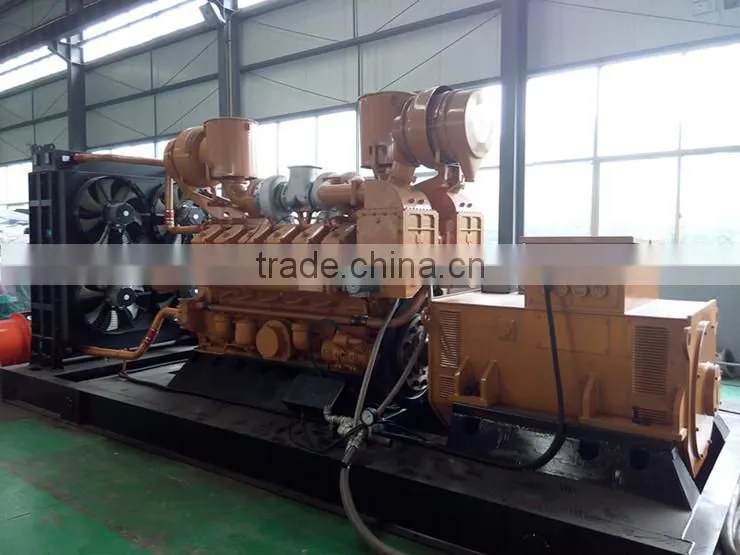 8-1000kw biogas electric generator with ISO 9001