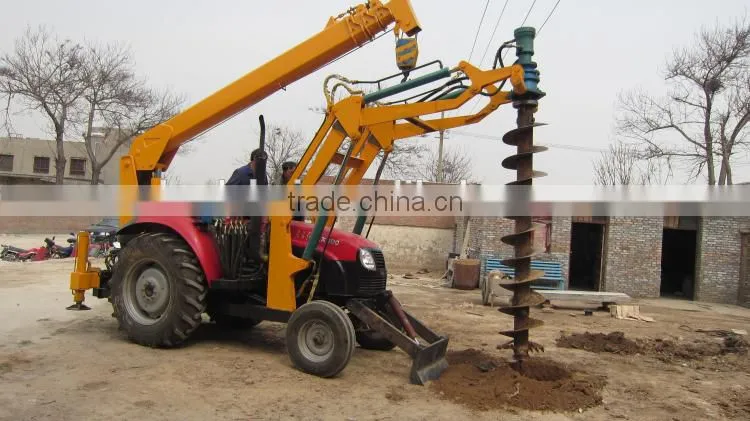 Factory directly supply hydraulic pole digging machine