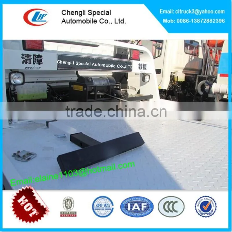 Foton flat bed recovery truck