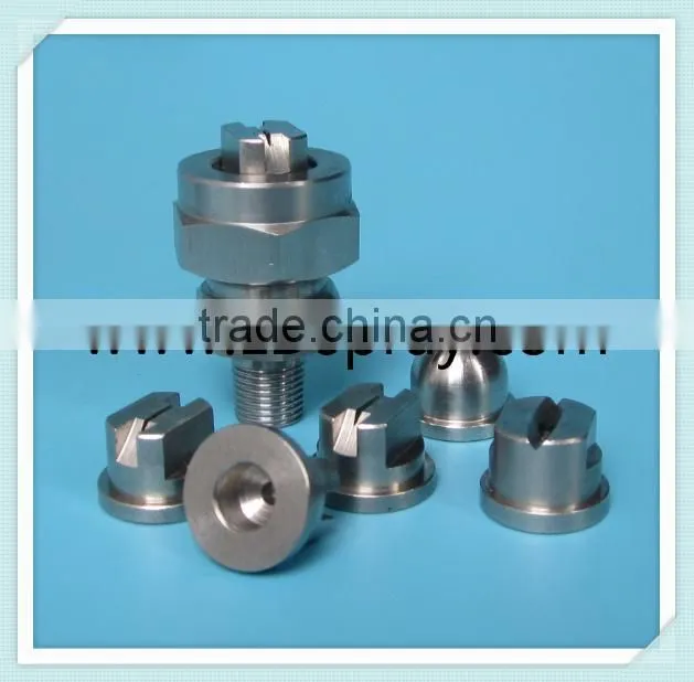 1/8" TB series water air steam flat fan three piece spray nozzle