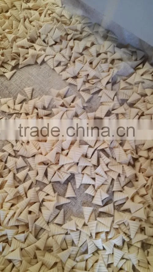 Jinan Eagle wheat flour extrusion bugles snack food extruder machine installed in India