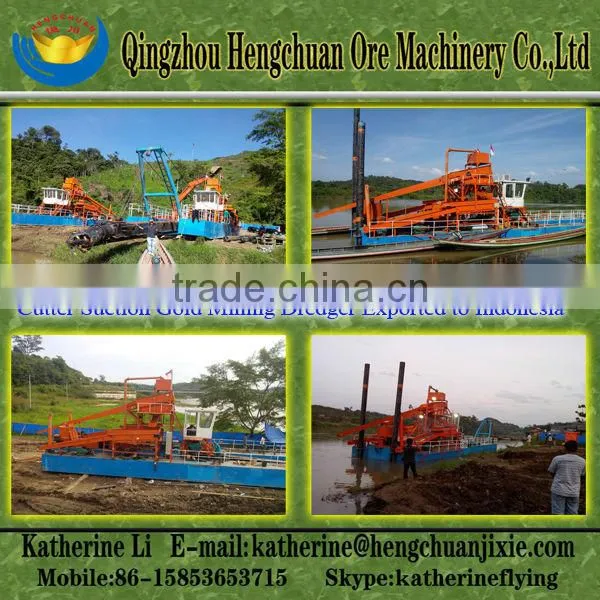 Best Selling Gold Suction Dredges Boat For Sale