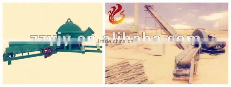 wood log crusher machine
