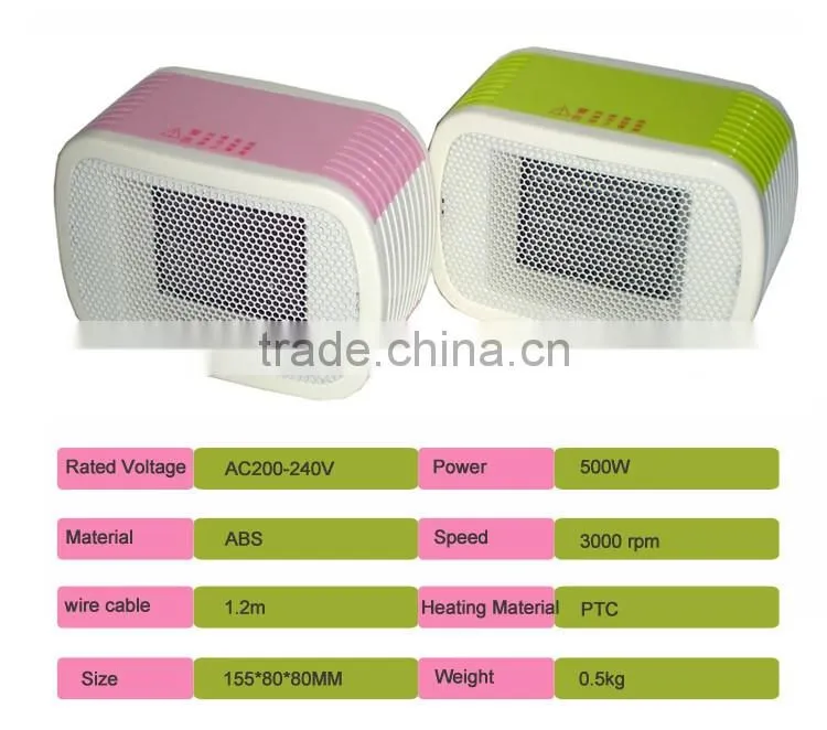 Factory supply dump safe protection students mini fan heater