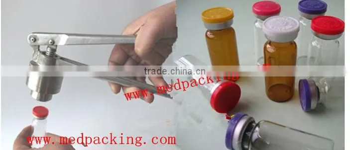 Manual crimping crimper Machine capping tool for flip off cap and tear off cap