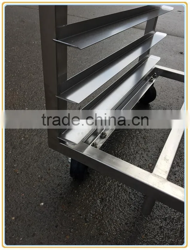 stainless steel bakery bread rack dolly Toast loaf pullman bread Rack