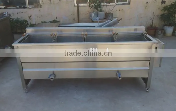 Vegetable Fruit Potato Banana Blanching Machine Cooking Machine Blancher Cooker