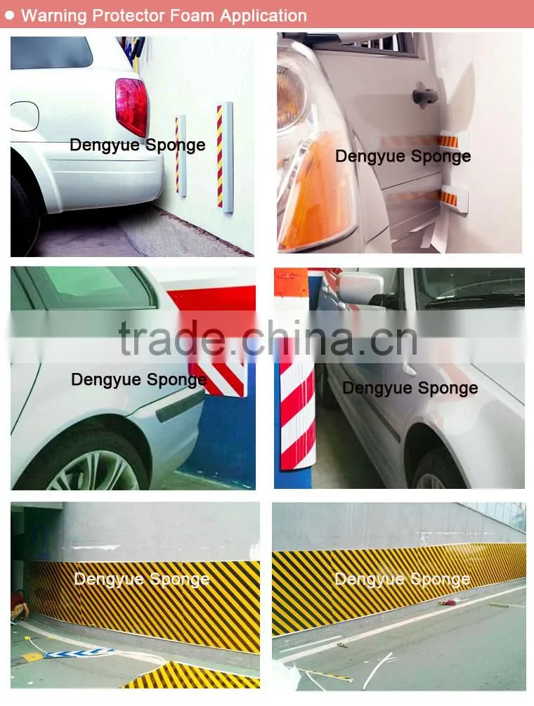Against paintwork damage protector strip foam anticollision driving safety guard rubber foam
