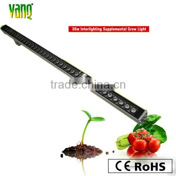 Vanq red/blue/white 36W 1M led grow light bar for hydroponic grow system in great demand