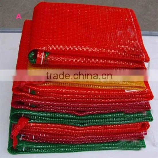 Factory!! Plastic vegetable mesh bag/fruit mesh bag