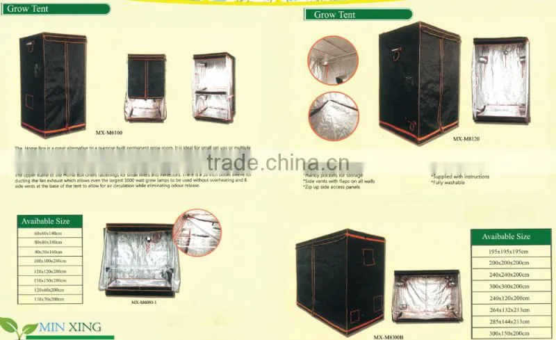 High Quality Factory Direct Supply hydroponic indoor grow tent