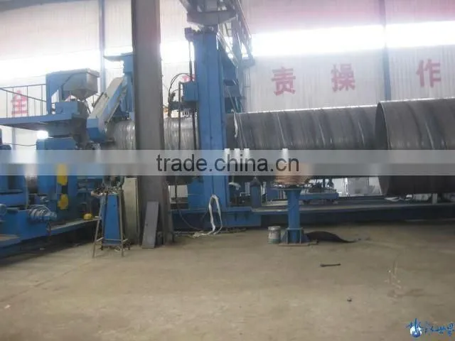 Spiral welded steel pipe
