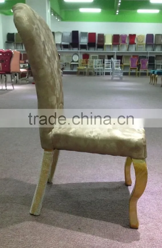 wholesales fabric chairs wooden hotel dining chair