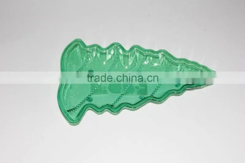 Christmas Tree Shaped plastic PS Serving Tray