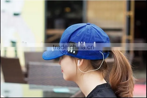 Bluetooth music mesh hat summer sun hat baseball cap with smart Bluetooth headset fashion hats