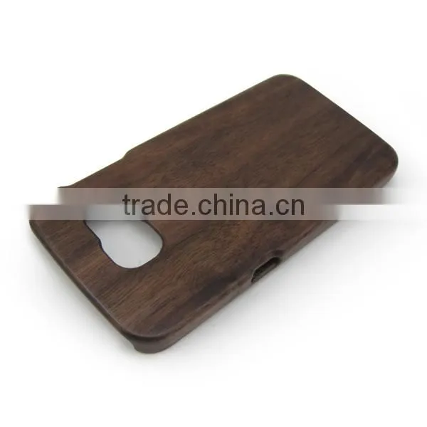 Hot Selling customized walnut wood mobile phone case,100% wooden case for Samsung S6