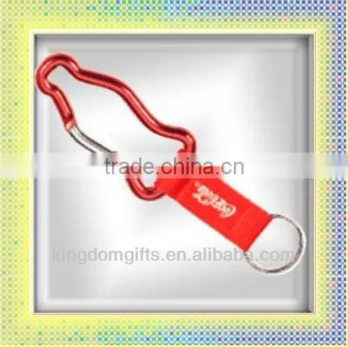 Hot Sales Aluminum Carabiner with lanyard