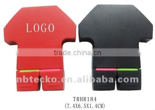 clothes shape 2 in 1 promotional highlighter marker pen