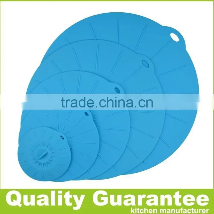 2016 new food grade silicone lid-cooking pot lid-Microwave pan bowl lids Cover-Silicone Suction Lids