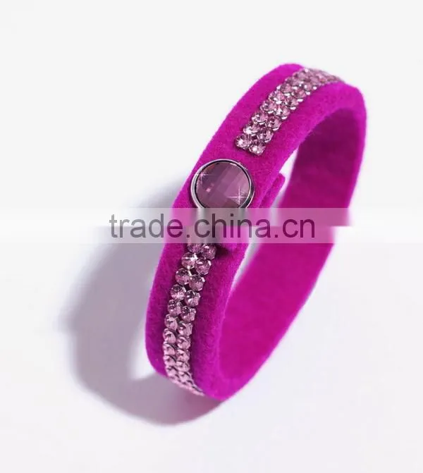 new products alibaba website china supplier felt fabric colorful european charm smart health chain 2017 fashion fabric bracelet