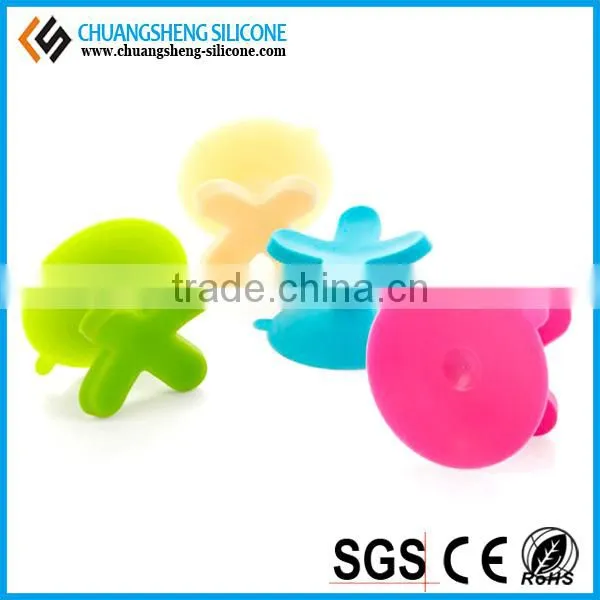 Hot sales clothes hanging hooks, wall hook for coat, silicone