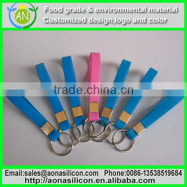 Purchase Double - sided printing logo beautiful silicone key chain