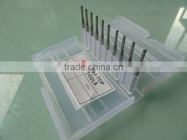 carbide tip good performance PCB end milling cutter